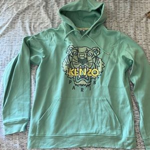 Genuine Kenzo Blue Hooded Sweatshirt size Large